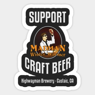 HMB Support Craft Beer: Winter Warmer Sticker